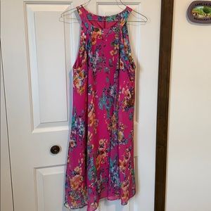 Pink swing dress